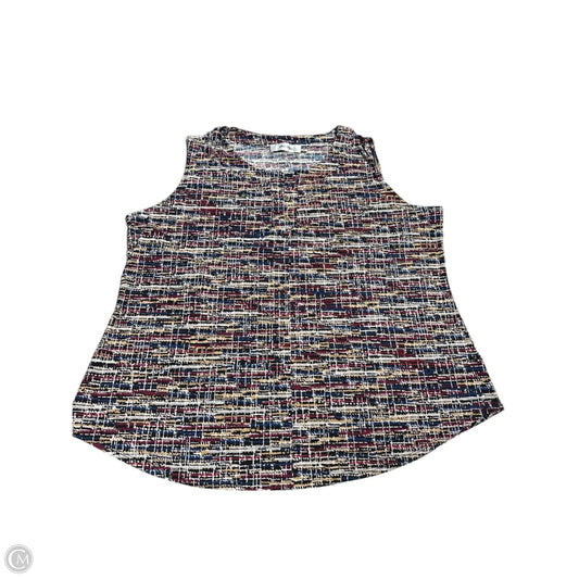 Top Sleeveless By Jones Studio In Multi-colored, Size: 2x