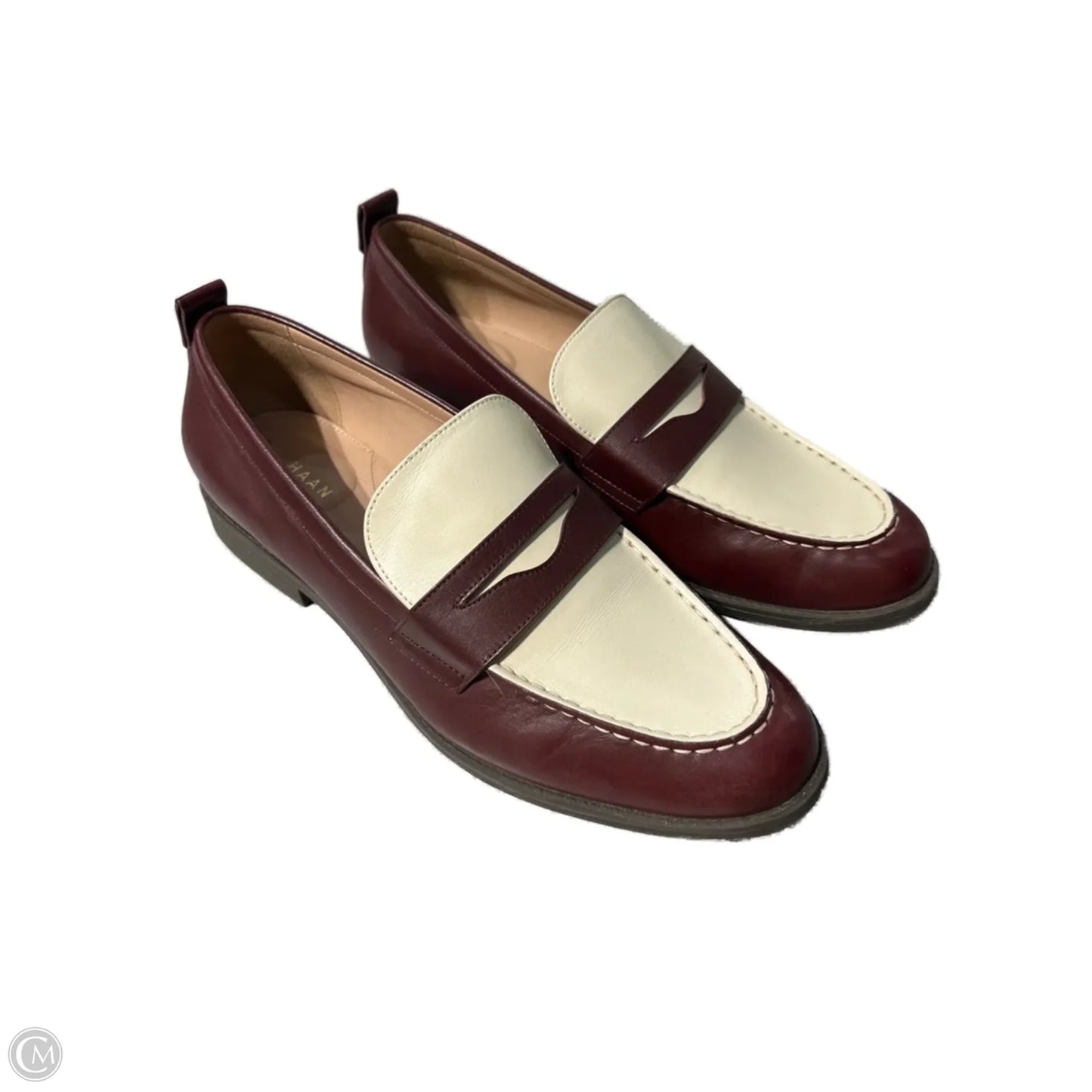 Shoes Flats By Cole-haan In Maroon, Size: 10