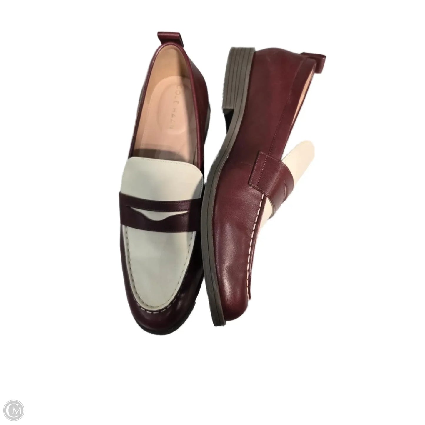 Shoes Flats By Cole-haan In Maroon, Size: 10