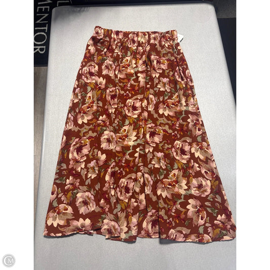 Skirt Maxi By Les Amis In Floral Print, Size: M