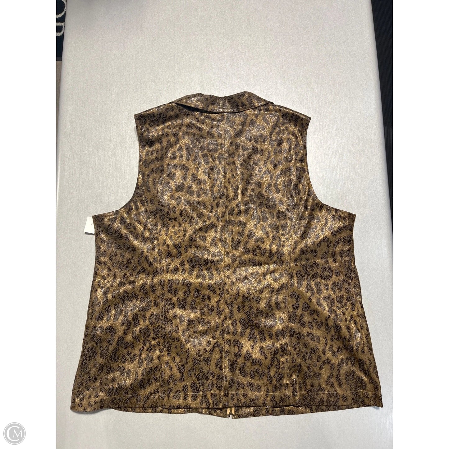 Vest Other By Chicos In Animal Print, Size: Xl