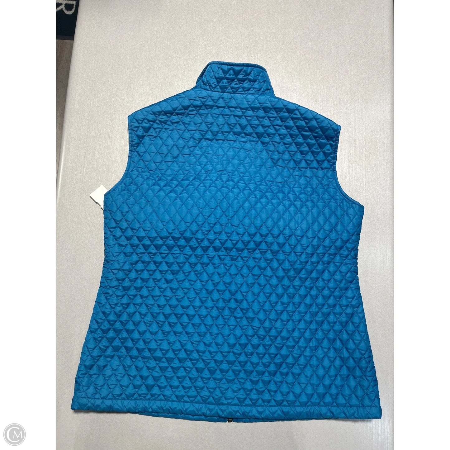 Vest Puffer & Quilted By Chicos In Blue, Size: Xl