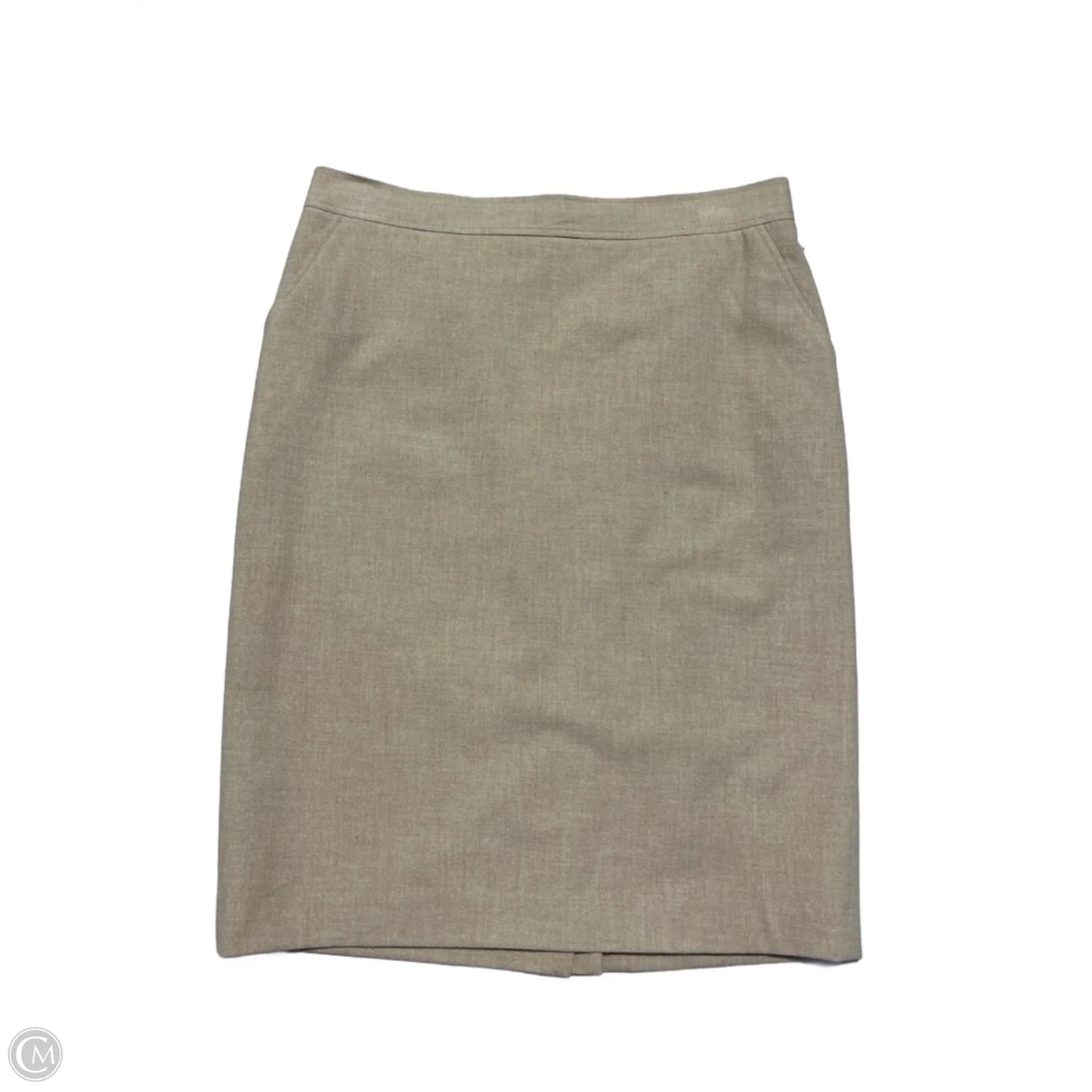 Skirt Midi By Calvin Klein In Tan, Size: 12