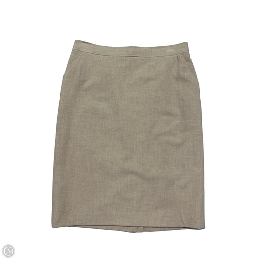 Skirt Midi By Calvin Klein In Tan, Size: 12