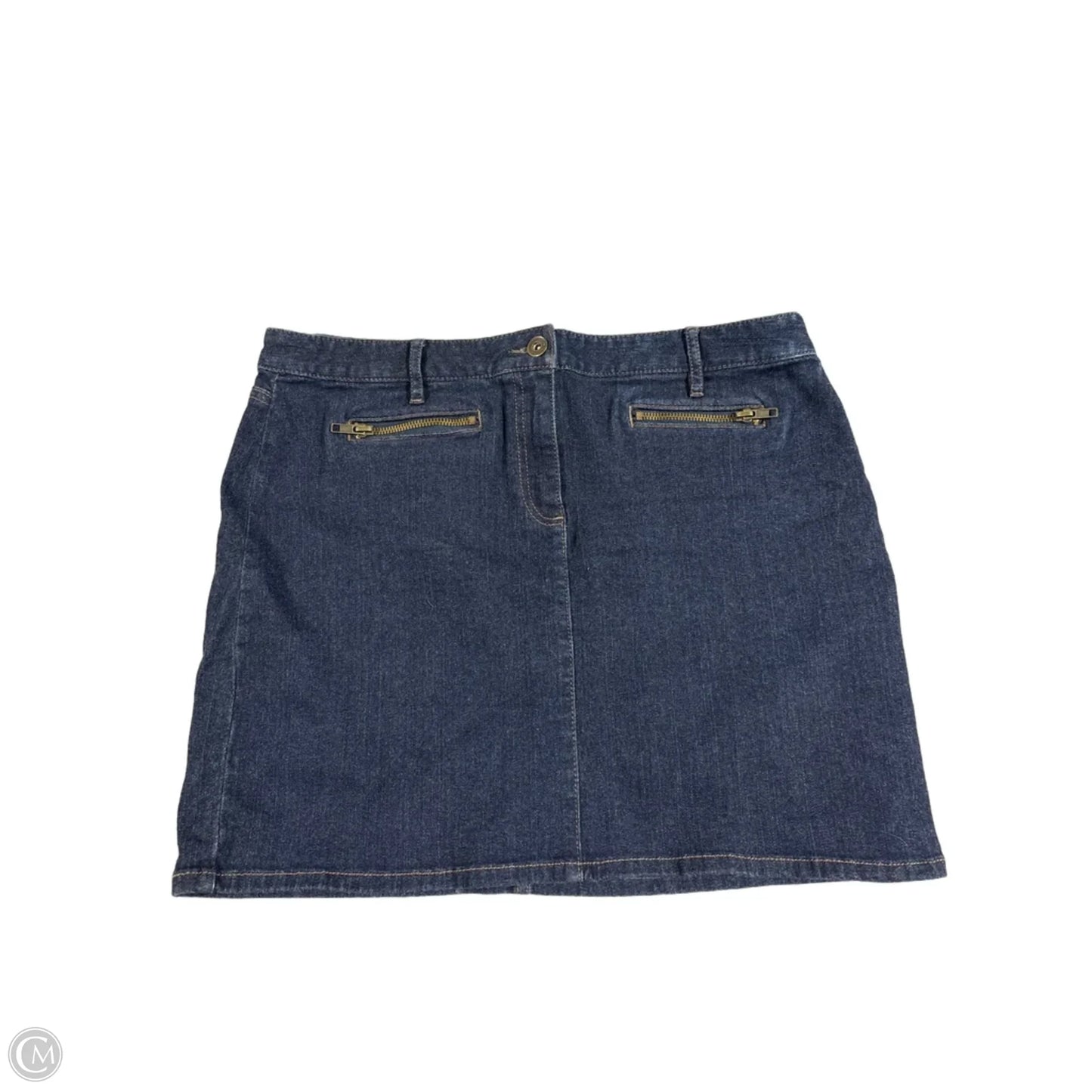 Skirt Mini & Short By Loft In Blue Denim, Size: 6
