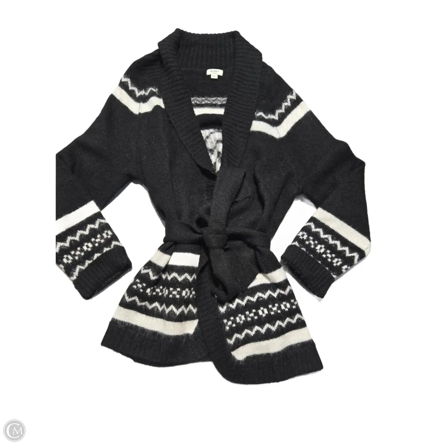 Sweater Cardigan By Dylan In Black, Size: M