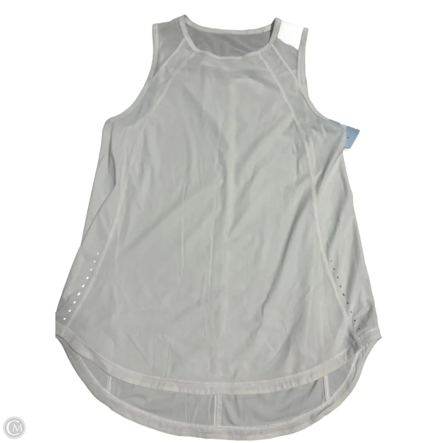 Athletic Tank Top By Lululemon In White, Size: S