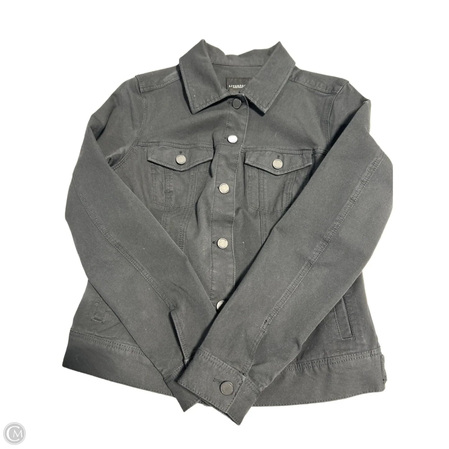 Jacket Denim By Liverpool In Black, Size: S