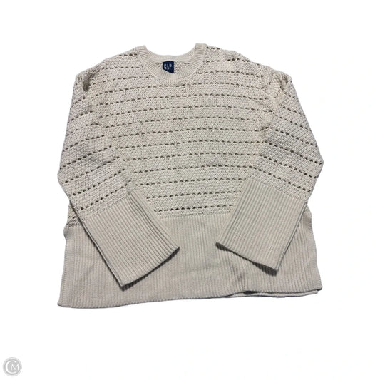 Sweater By Gap In Cream, Size: S