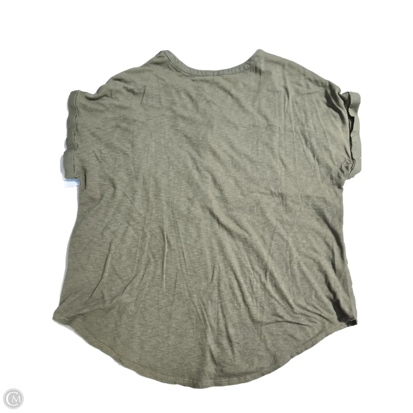 Top Short Sleeve By Lucky Brand In Green, Size: L