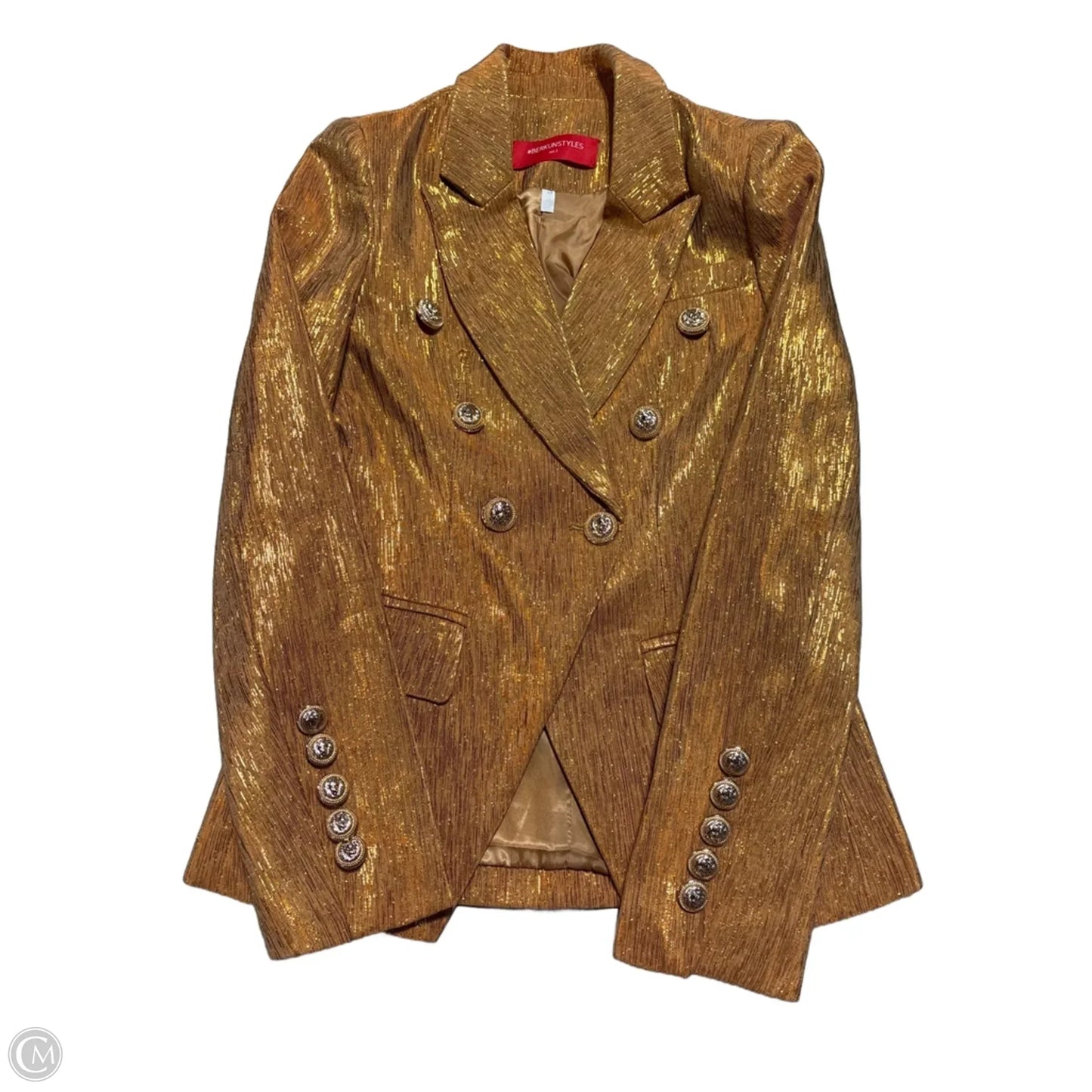 Blazer By Cme In Gold, Size: S