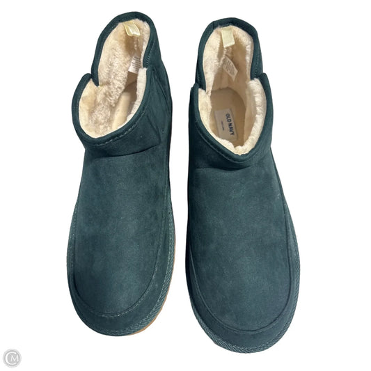 Boots Ankle Flats By Old Navy In Green, Size: 8.5