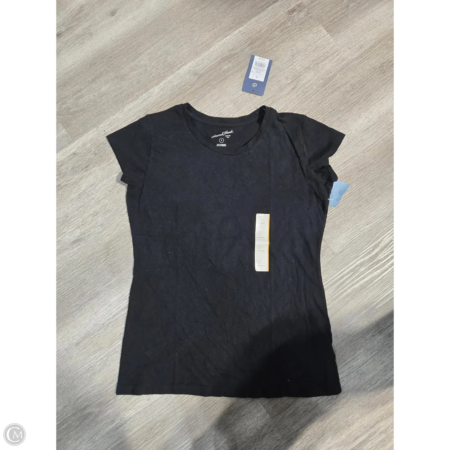 Top Short Sleeve Basic By Universal Thread In Black, Size: S