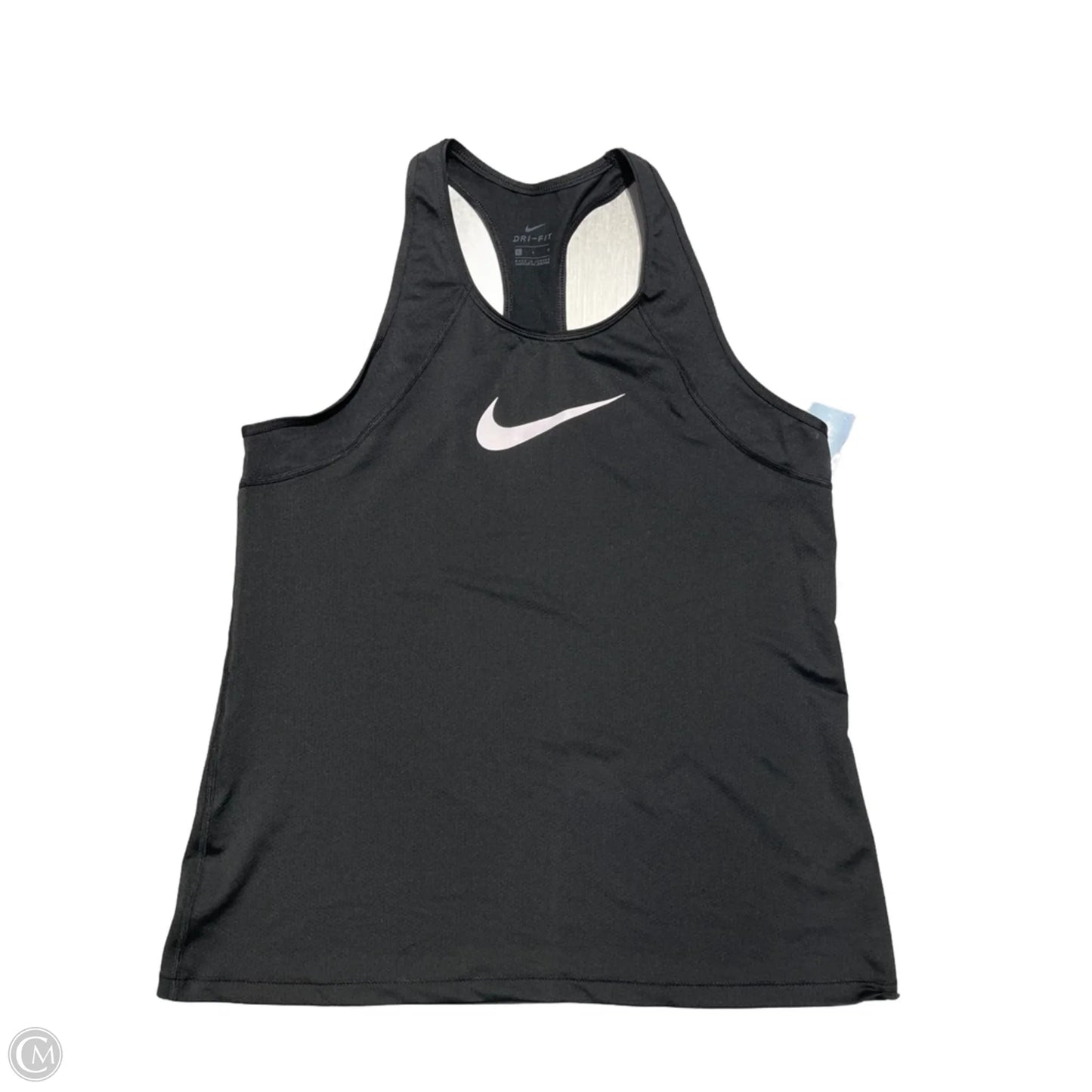 Athletic Tank Top By Nike In Black, Size: L