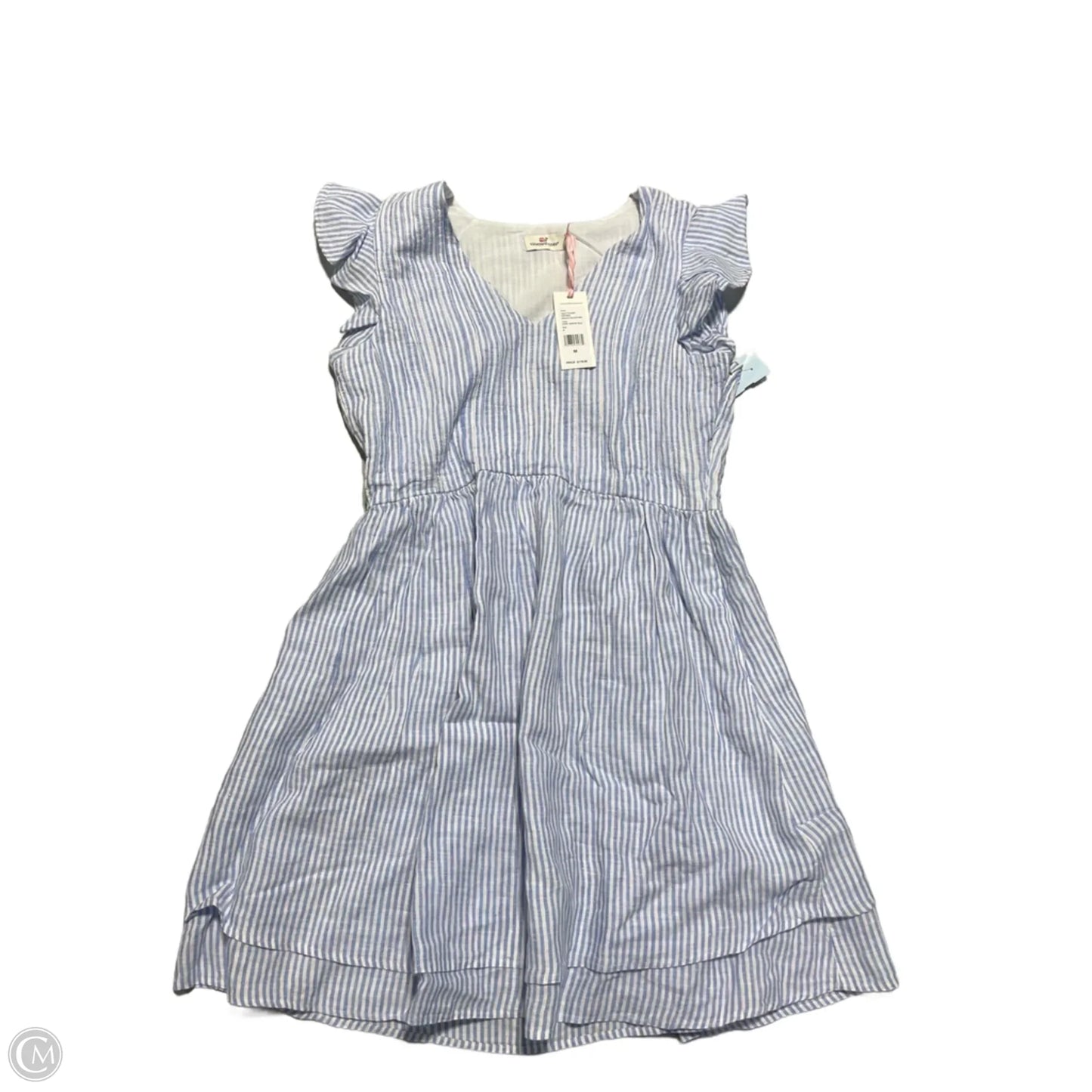 Dress Casual Midi By Vineyard Vines In Striped Pattern, Size: M