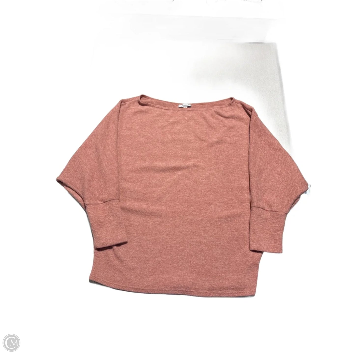 Top 3/4 Sleeve By White Birch In Pink, Size: L
