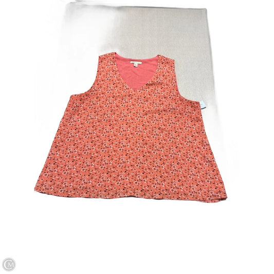 Tank Top By Cato In Floral Print, Size: Xl