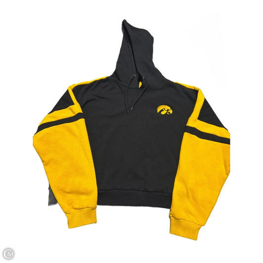 Sweatshirt Hoodie By Colosseum In Black & Yellow, Size: Xxl