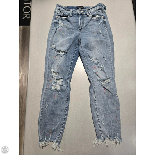 Jeans Boyfriend By Judy Blue In Blue Denim, Size: 4