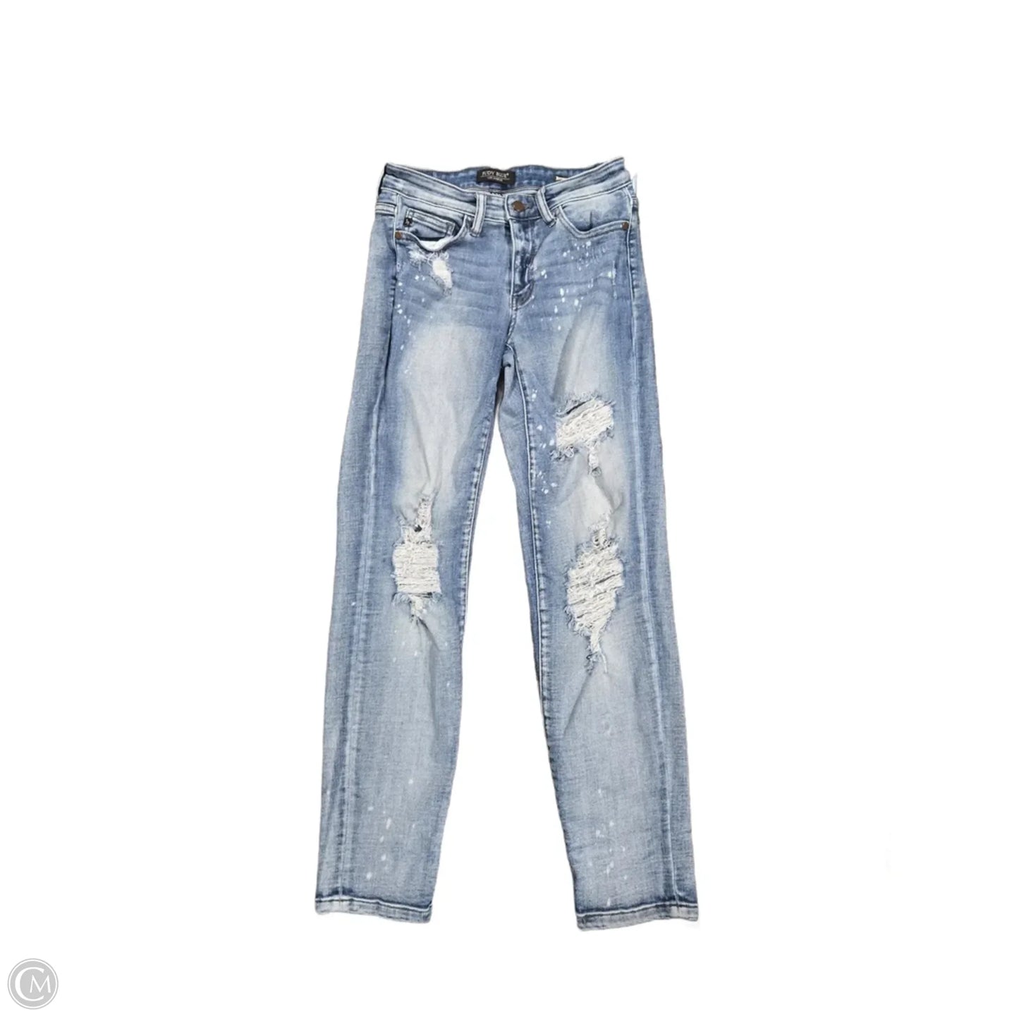 Jeans Boyfriend By Judy Blue In Blue Denim, Size: 2