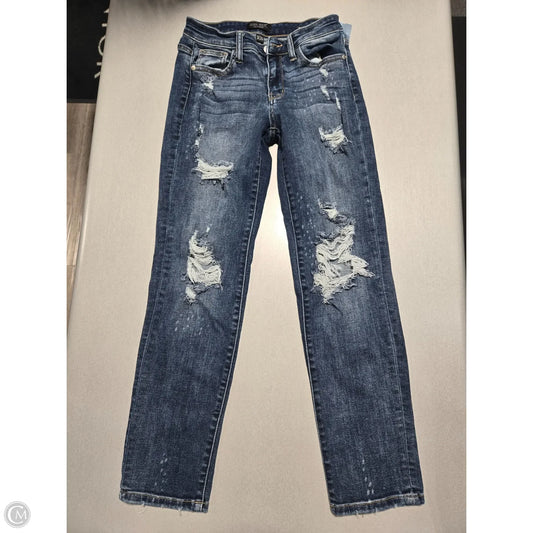 Jeans Boyfriend By Judy Blue In Blue Denim, Size: 2
