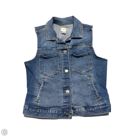 Vest Other By J. Crew In Blue Denim, Size: Xs