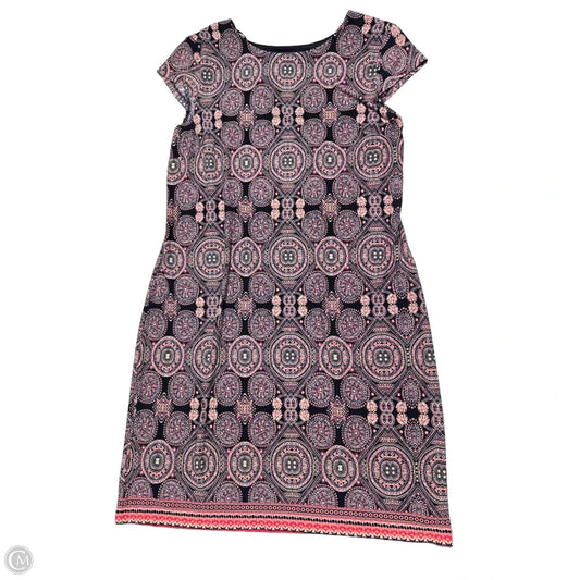 Dress Casual Short By Liz Claiborne In Geometric Pattern, Size: Xl