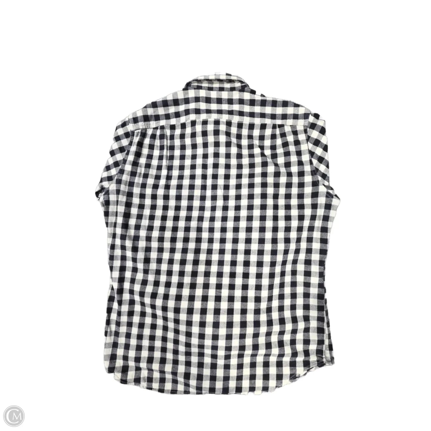 Top Long Sleeve By J. Crew In Checkered Pattern, Size: L