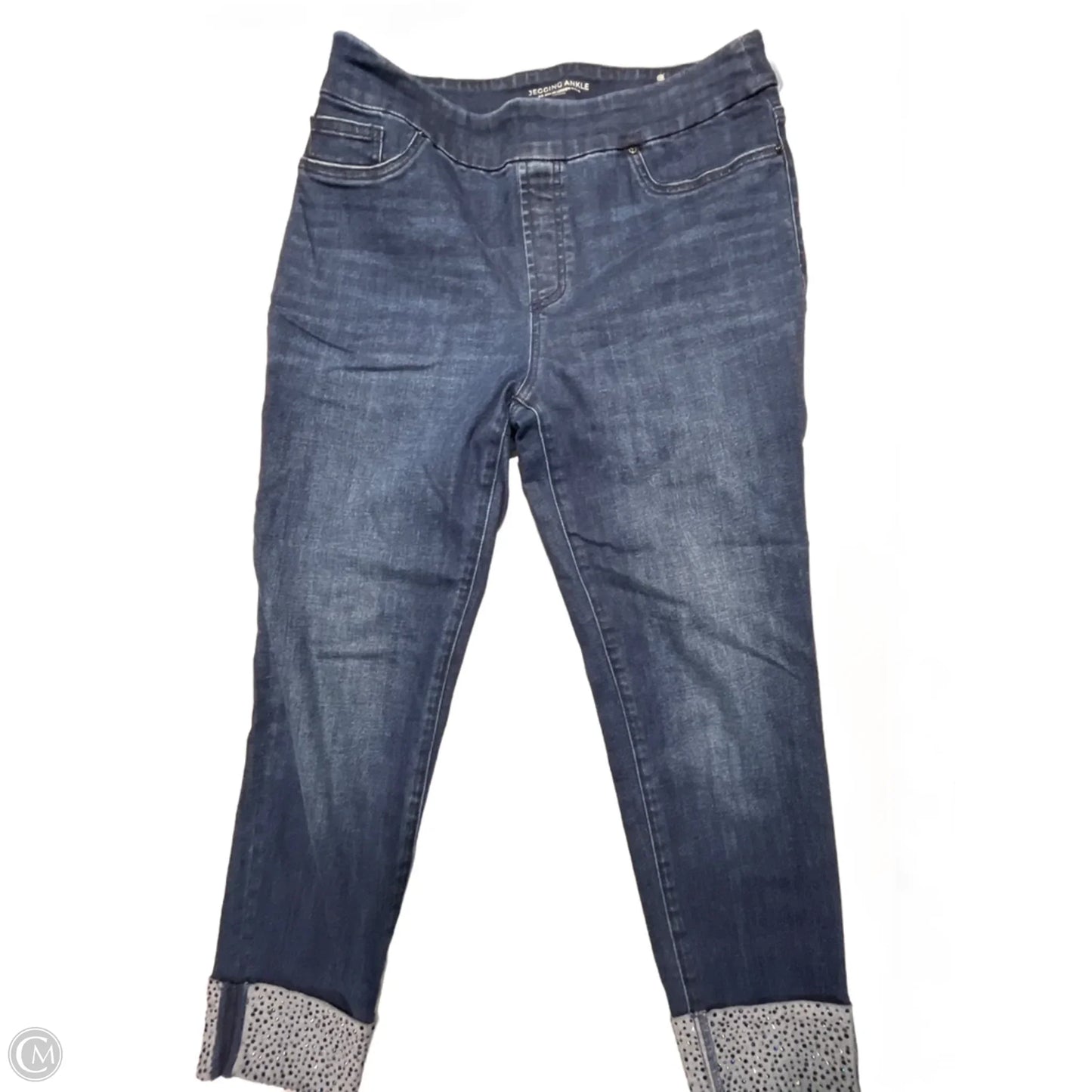 Jeans Jeggings By Chicos In Blue Denim, Size: 8