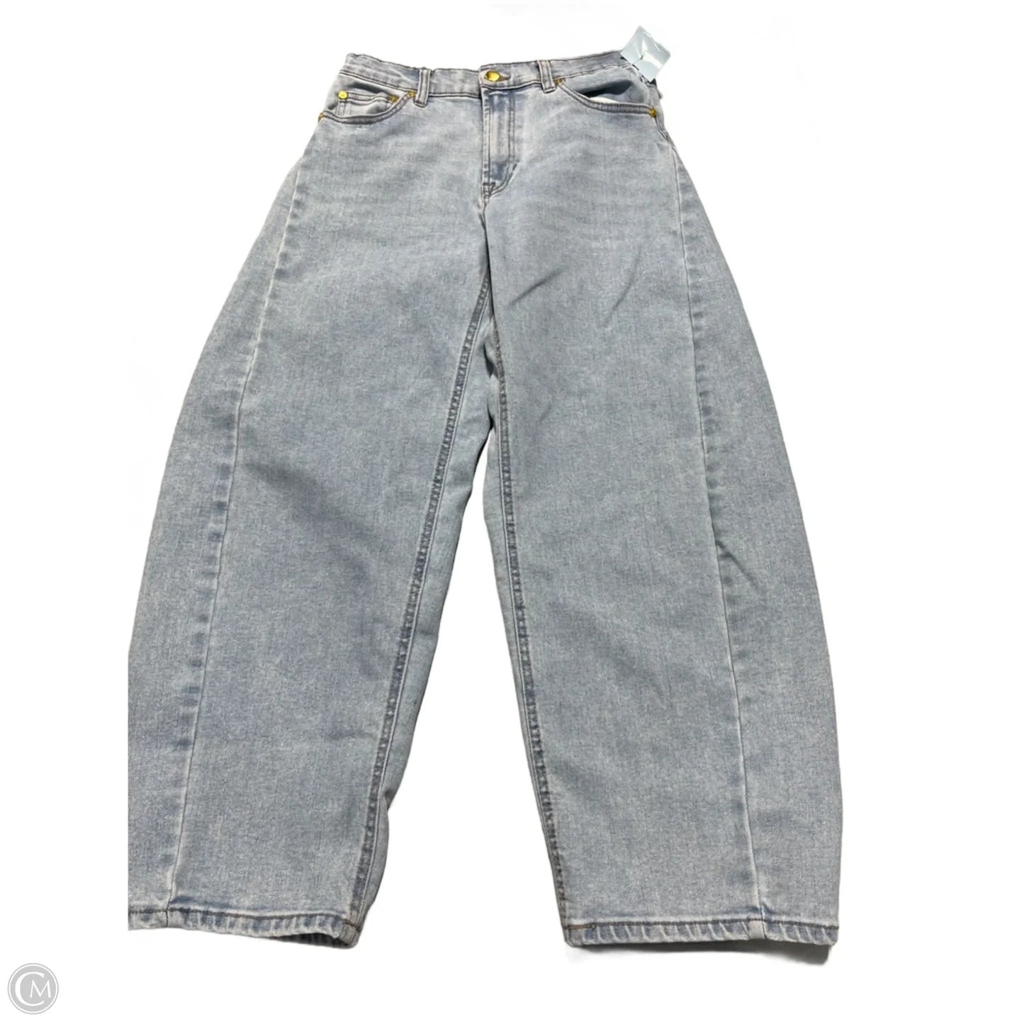 Jeans Straight By Oat In Blue Denim, Size: 4