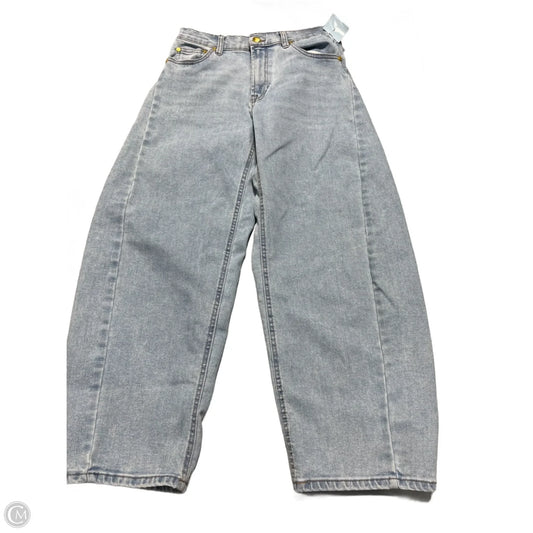 Jeans Straight By Oat In Blue Denim, Size: 4