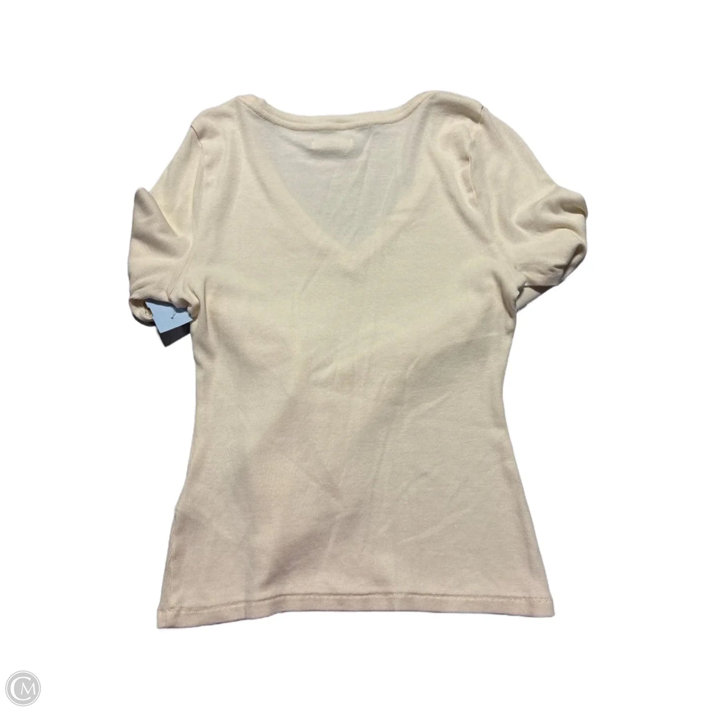 Top Long Sleeve By Madewell In Cream, Size: L