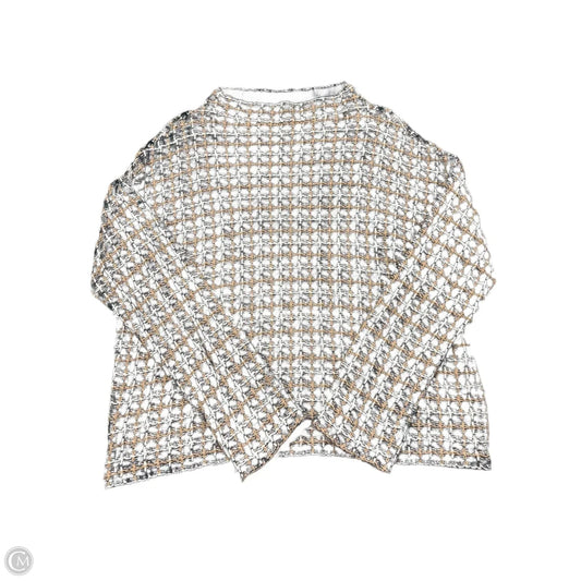 Sweater By Ann Taylor In Grey, Size: L