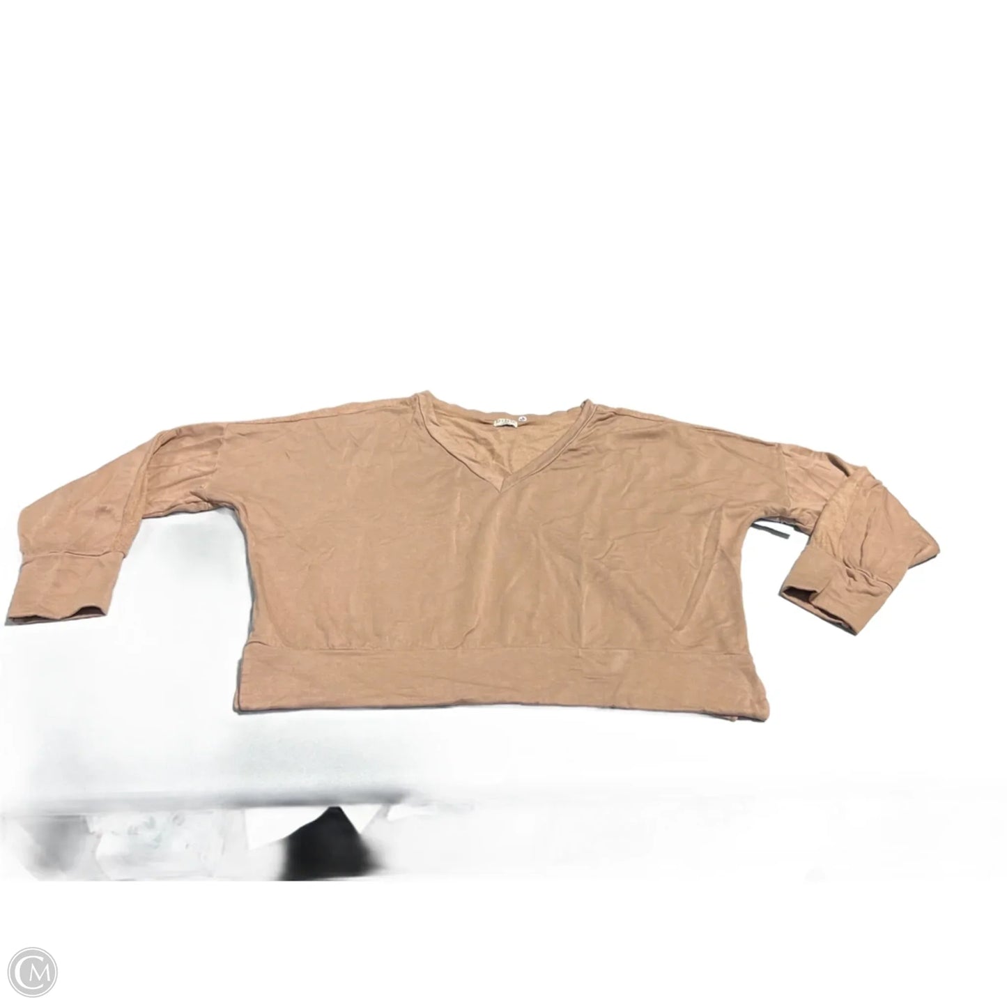 Top 2pc Long Sleeve By Cmc In Brown, Size: M