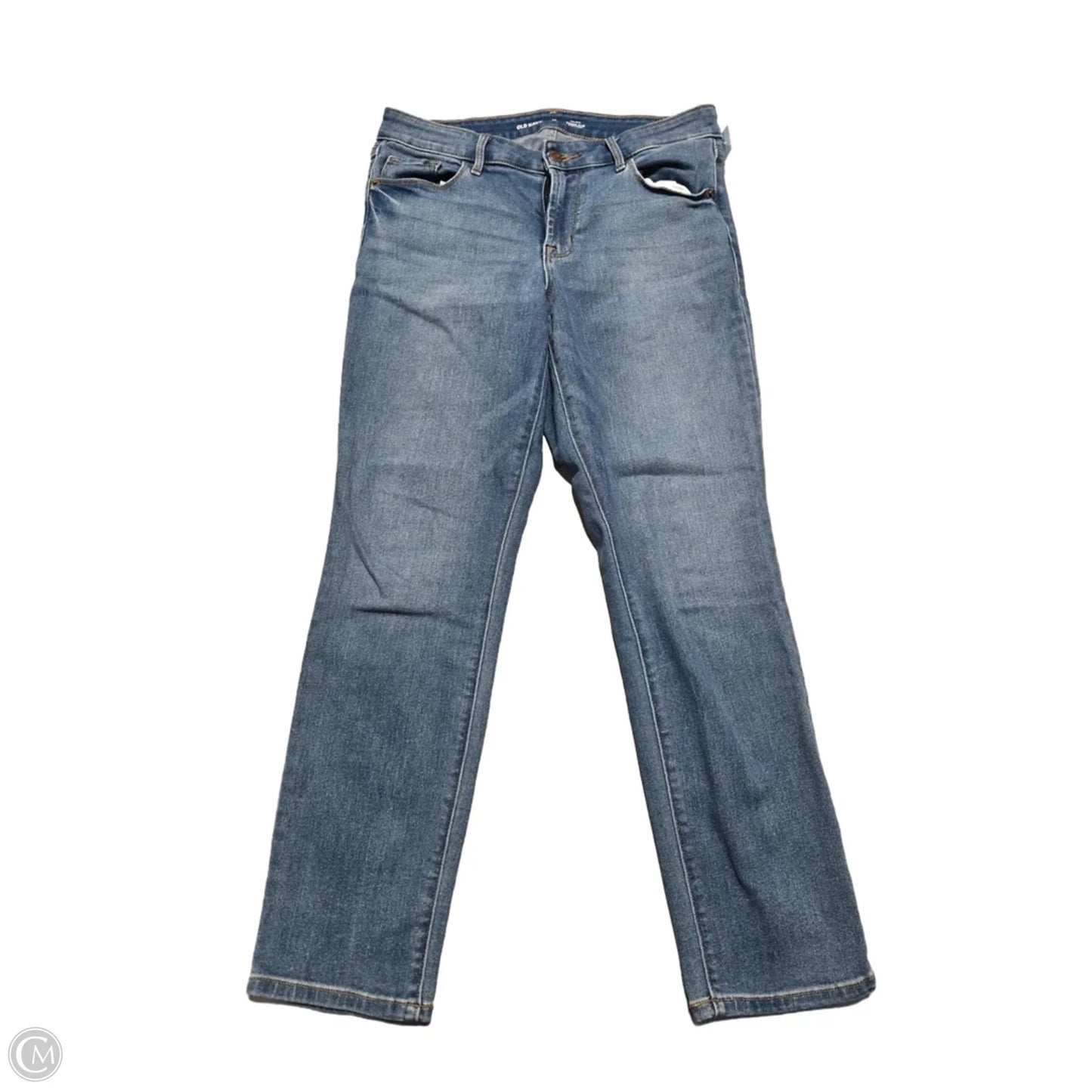 Jeans Straight By Old Navy In Blue Denim, Size: 10