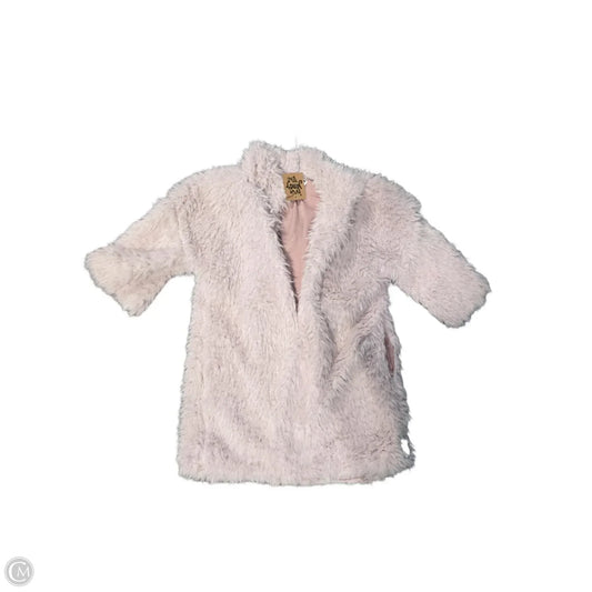 Coat Faux Fur & Sherpa By Ivy Jane In Pink, Size: M
