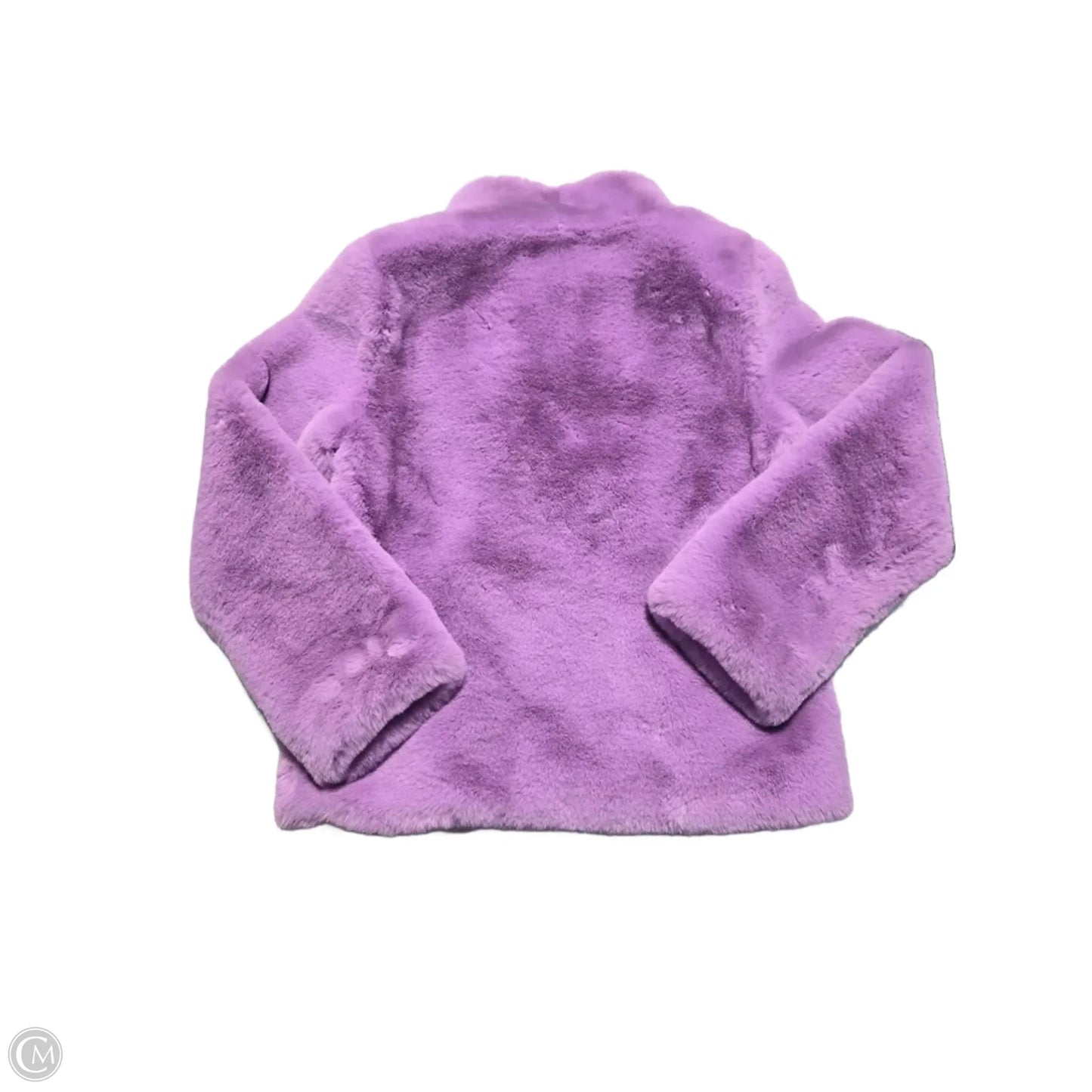 Coat Faux Fur & Sherpa By Cma In Purple, Size: Xs