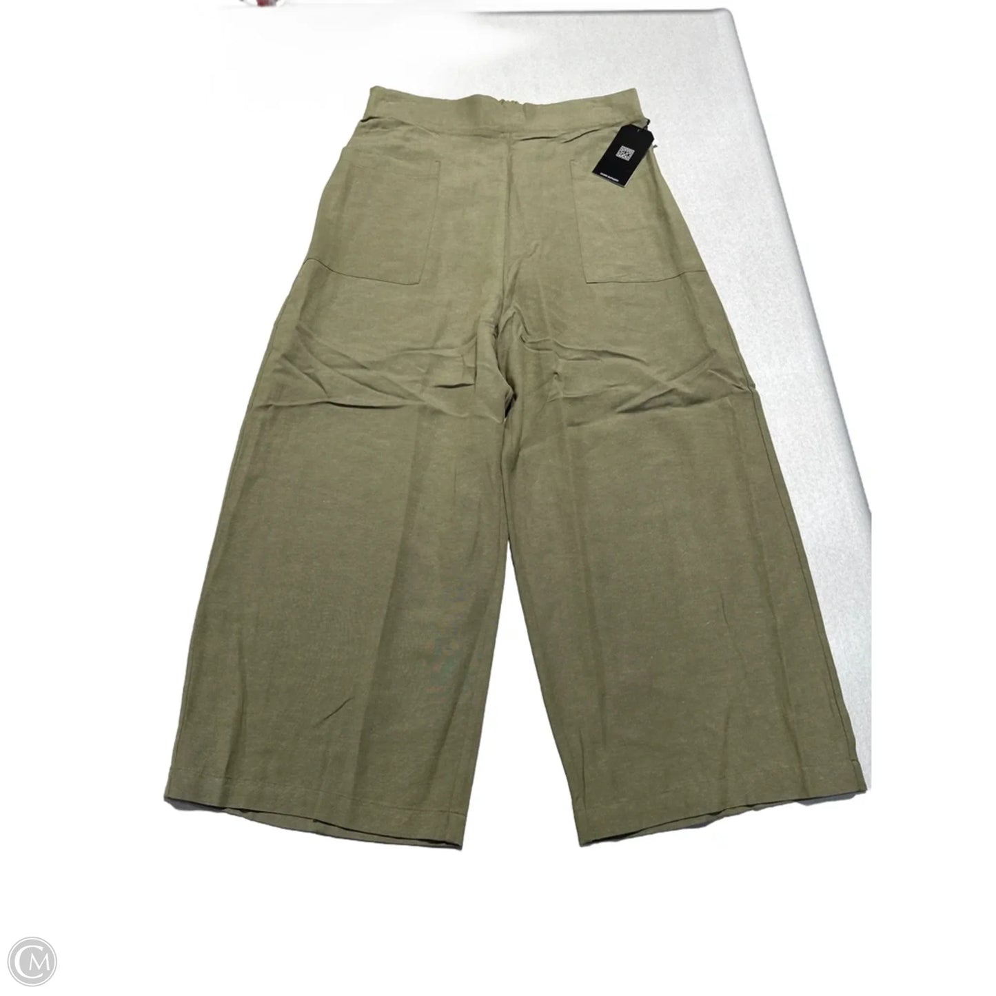 Pants Linen By Clara Sun Woo In Green, Size: S