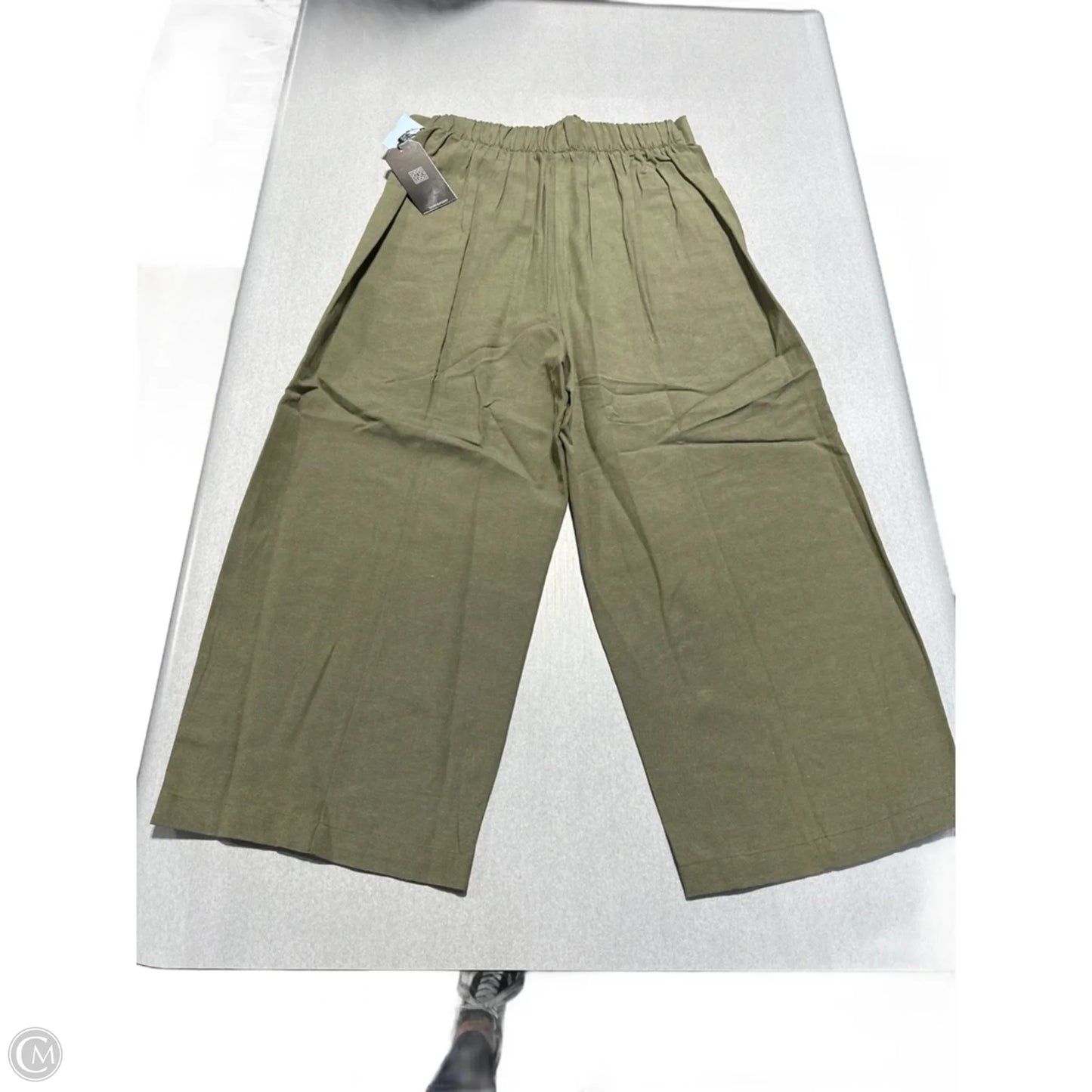 Pants Linen By Clara Sun Woo In Green, Size: S