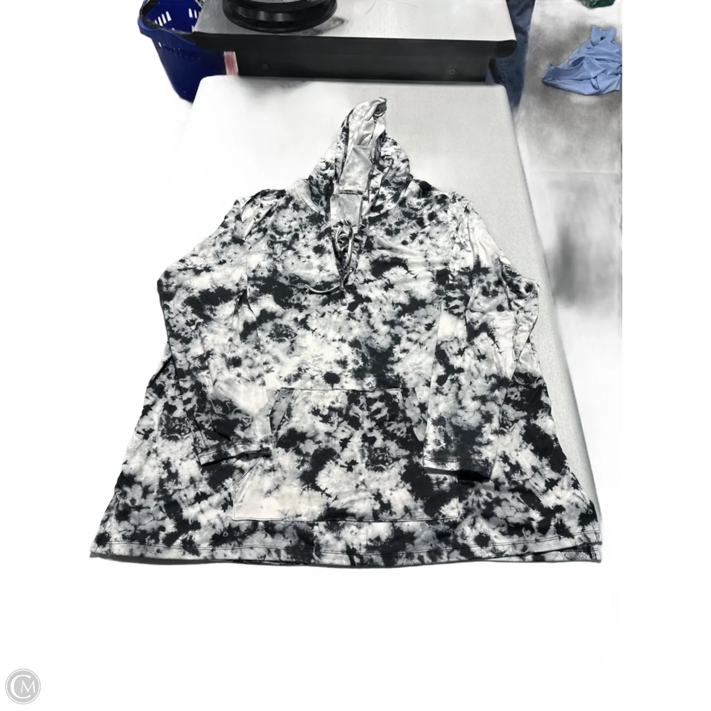 Top Long Sleeve By Rbx In Tie Dye Print, Size: 2x