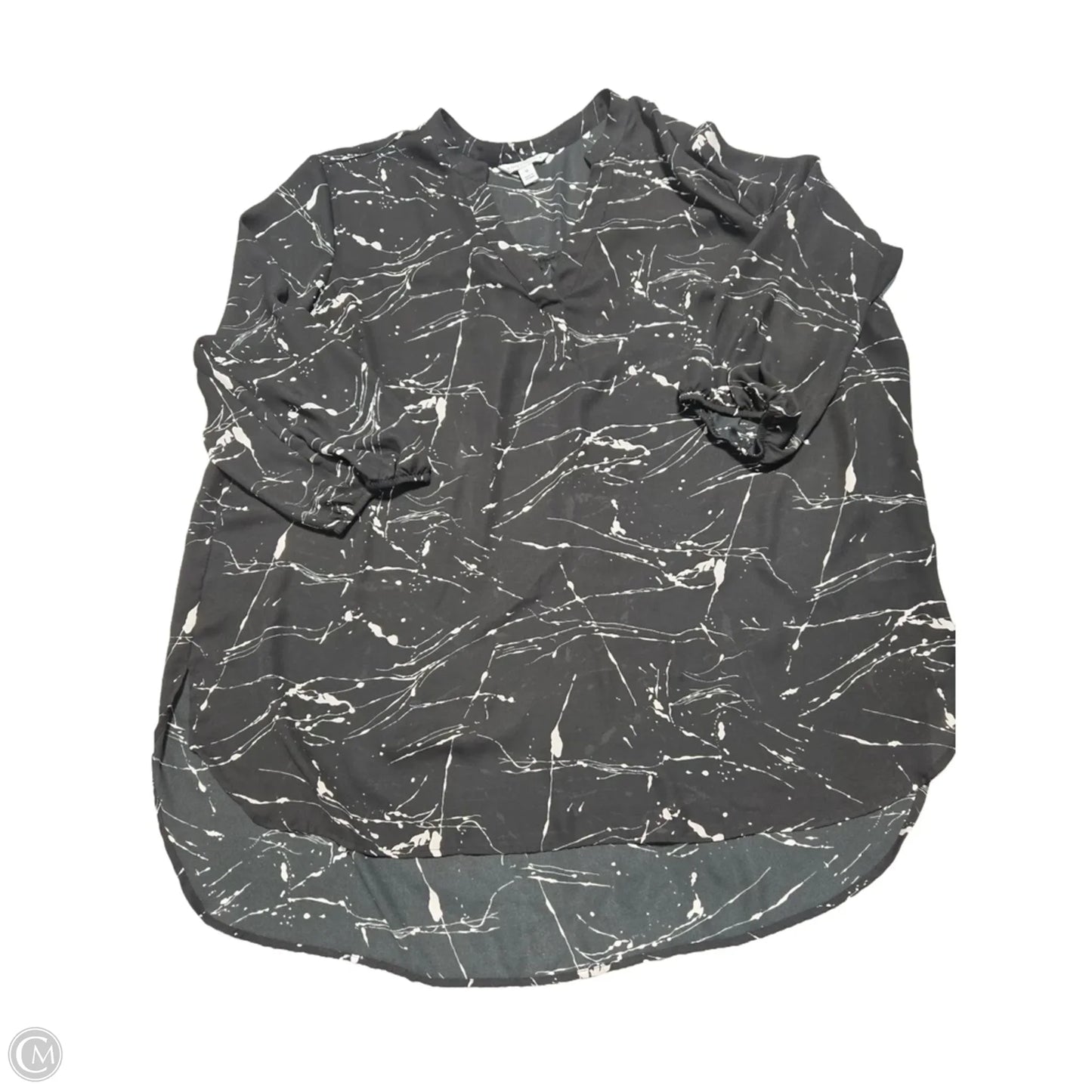 Top 3/4 Sleeve By Boutique + In Black, Size: 1x