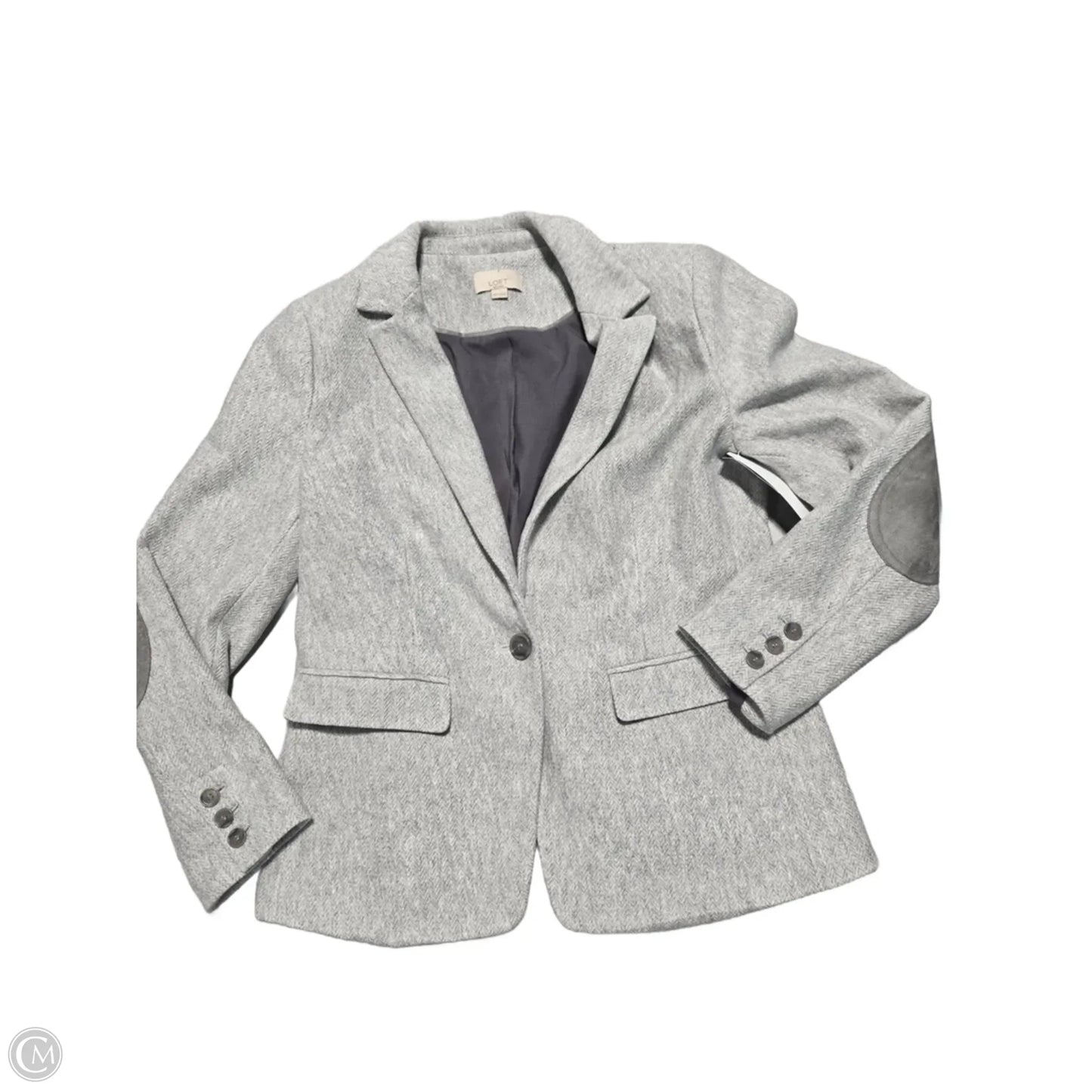 Blazer By Loft In Grey, Size: 10p
