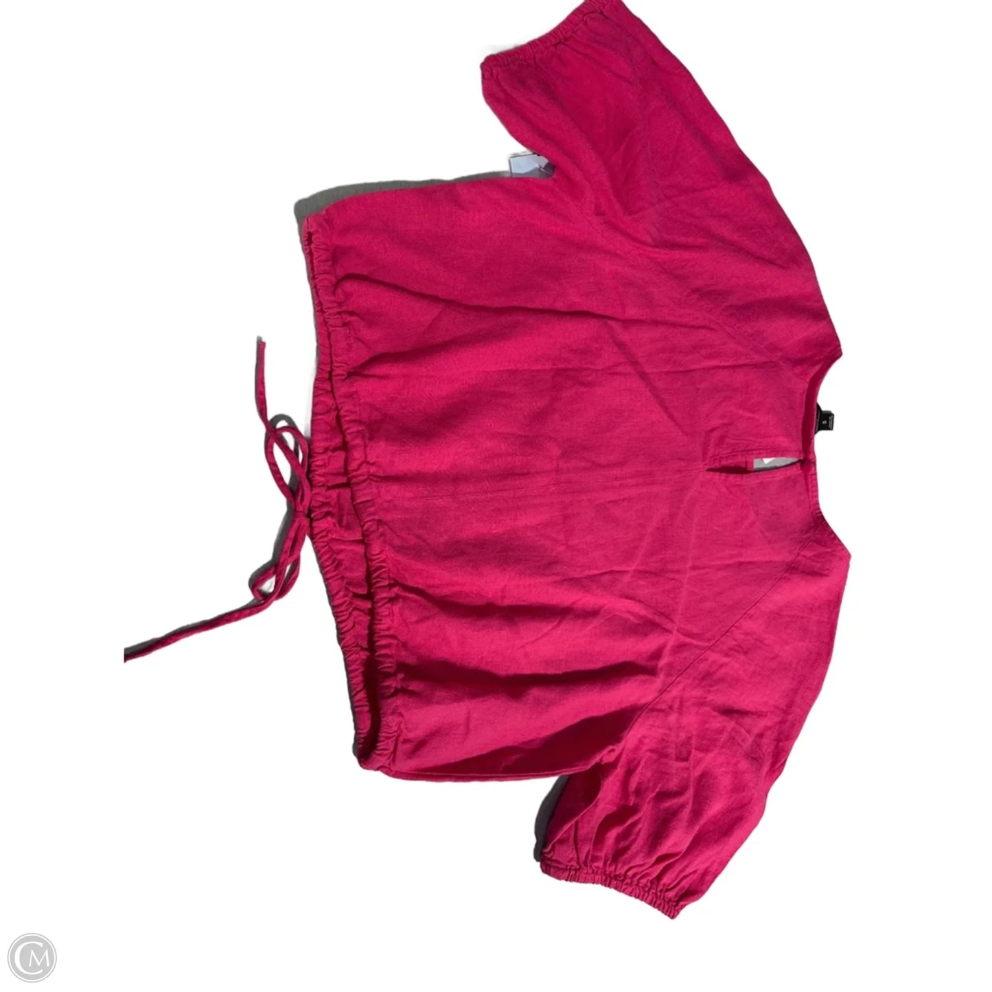 Top Short Sleeve Basic By Banana Republic In Pink, Size: S