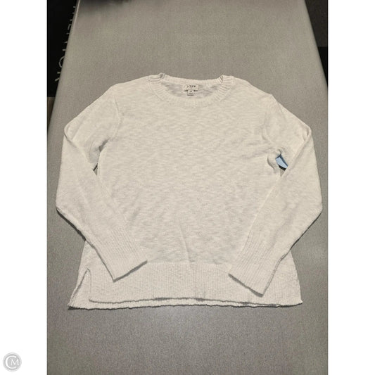 Sweater By J. Crew In White, Size: Xs