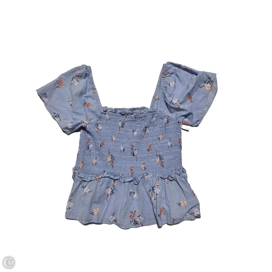 Top Short Sleeve By Madewell In Floral Print, Size: Xs