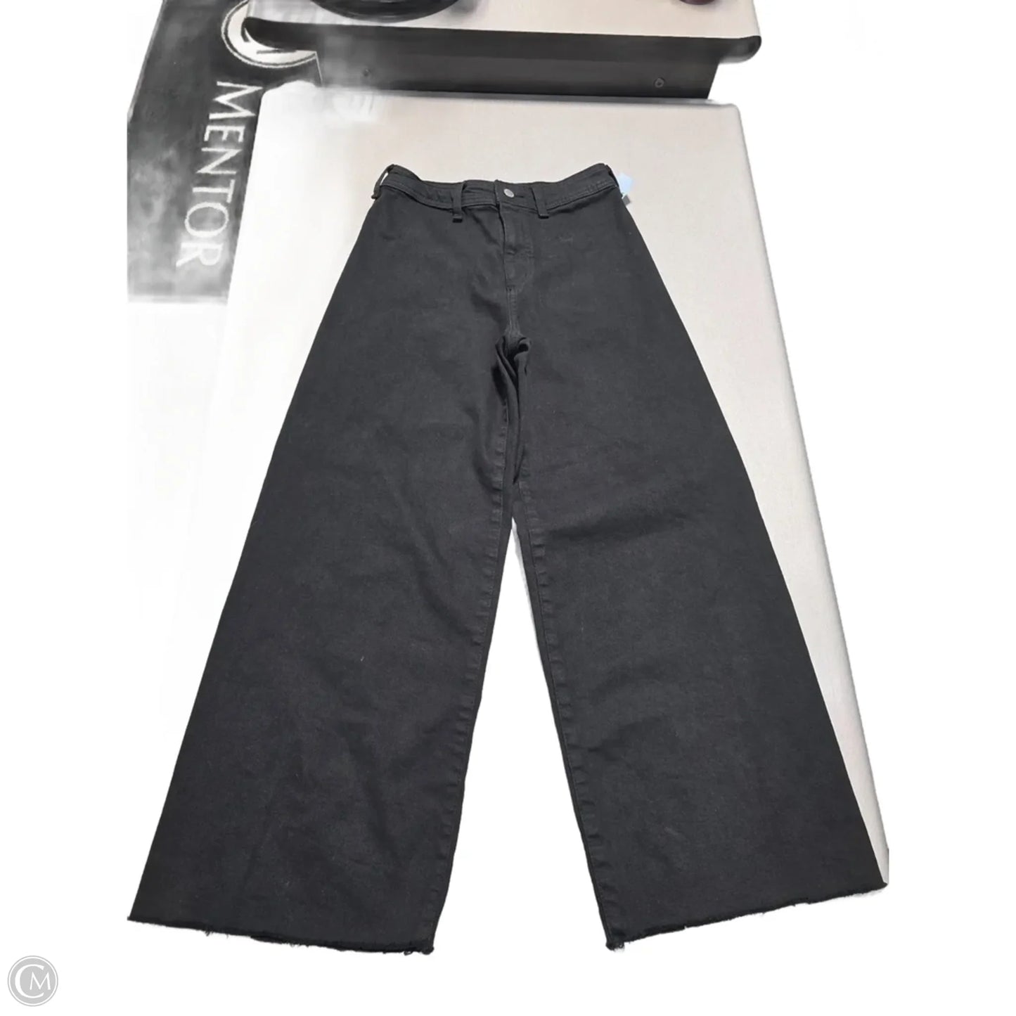 Jeans Flared By Universal Thread In Black Denim, Size: 4