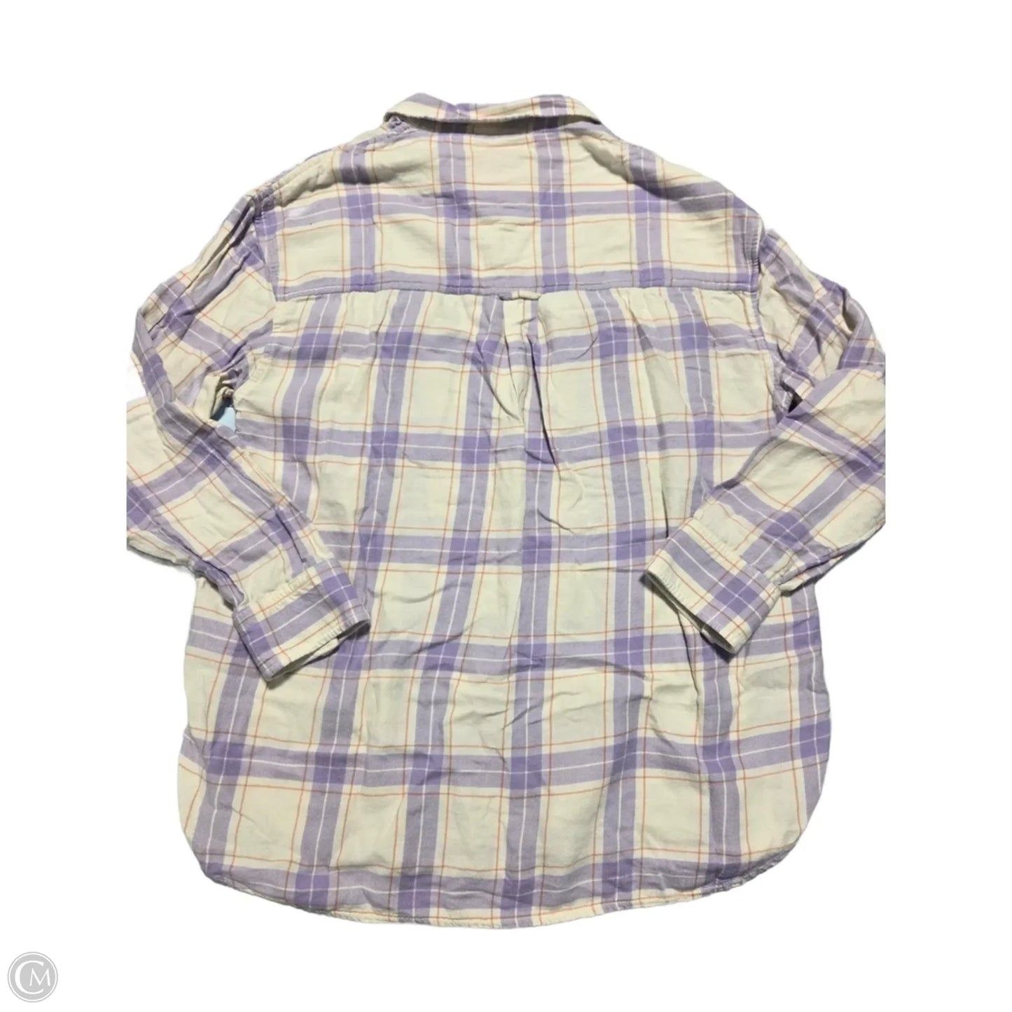 Top Long Sleeve By American Eagle In Purple, Size: M