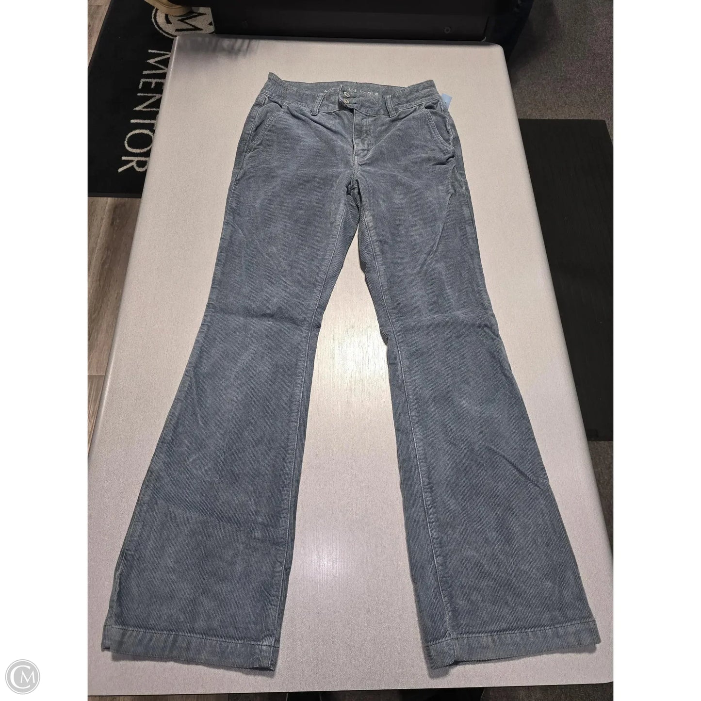 Pants Corduroy By American Eagle In Grey, Size: 8