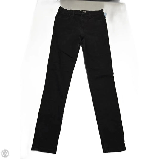 Jeans Skinny By Levis In Black, Size: 6