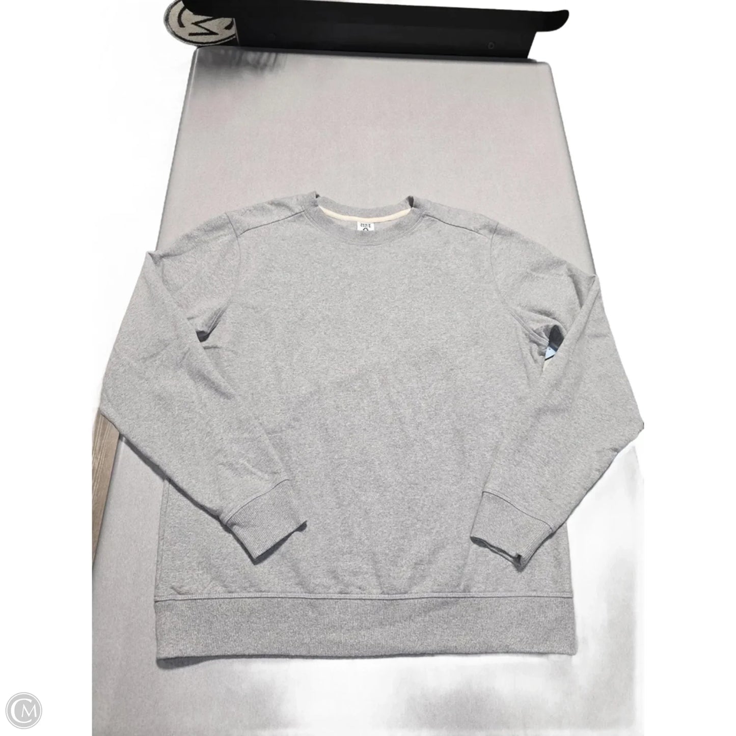 Sweatshirt Crewneck By District In Grey, Size: L